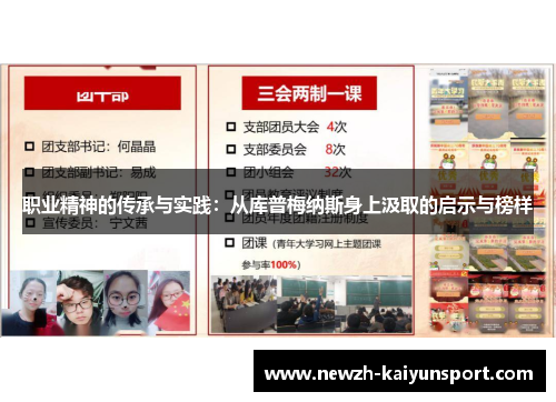 职业精神的传承与实践：从库普梅纳斯身上汲取的启示与榜样